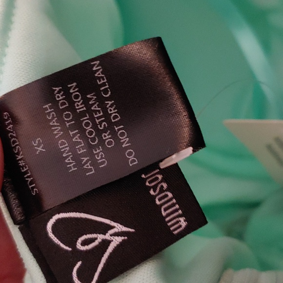 Mint corset top bodysuit with flowered overlay, off shoulder netting Size xs - Picture 5 of 5